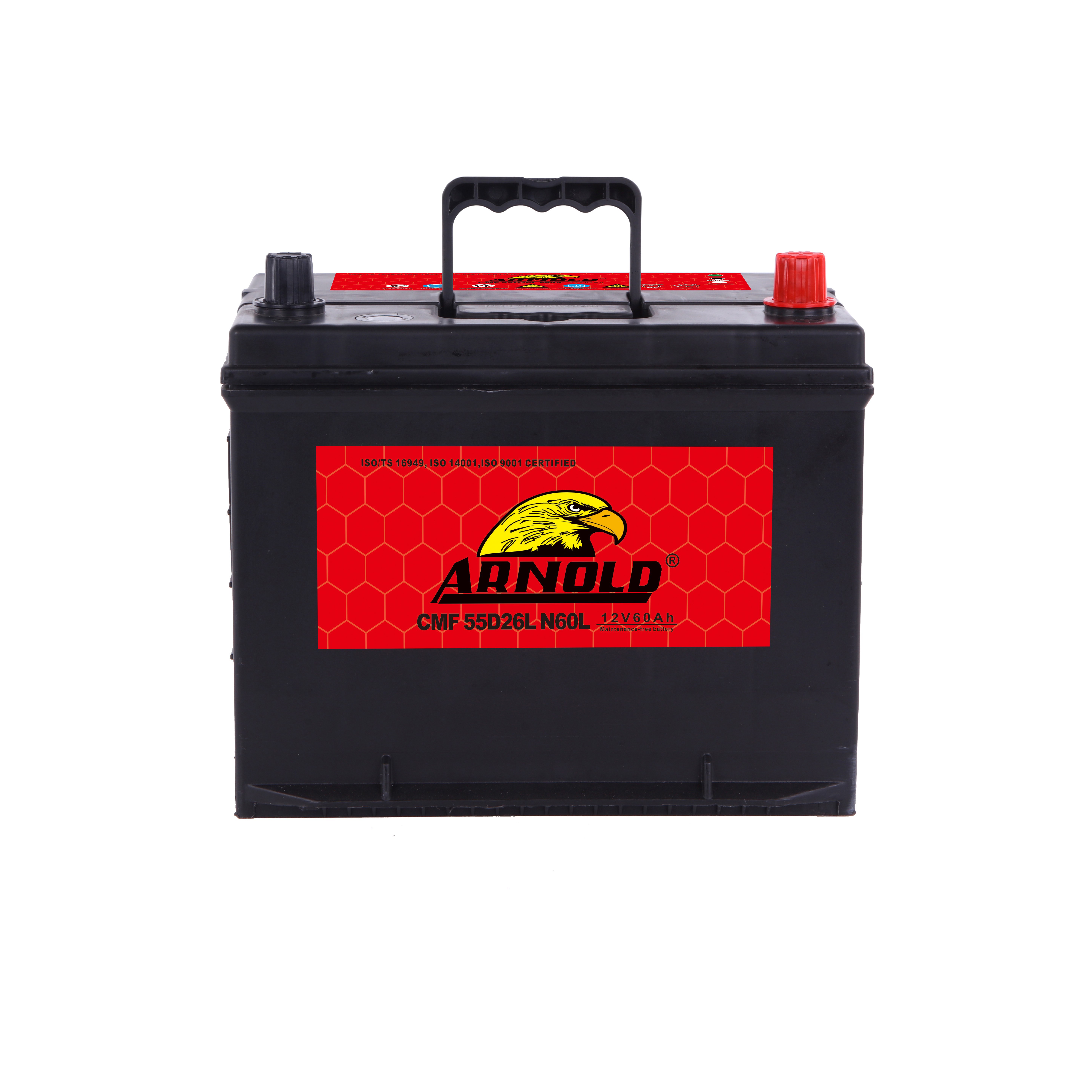 Wettbewerbsfähiger Preis Hersteller CMF 55D26L 12V 60ah Autobatterie