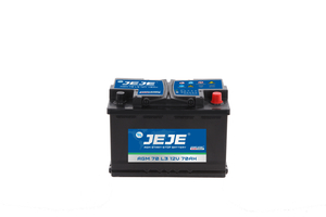 AGM Start-Stopp Autobatterie JEJE POWER 12V AGM70 L3