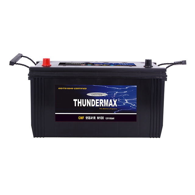 Fabrikpreis MF-Säurebatterie 12V SMF 95E41R 100ah SEMI-Batteriehersteller Korea JIS-Standard